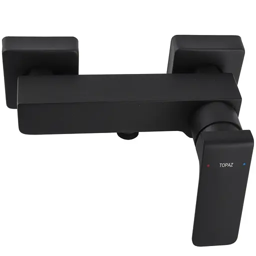 Змішувач для душа TOPAZ ODISS TO 08718-H52-BB чорний матовий комплект для ванної кімнати з душовою лійкою - фото 6