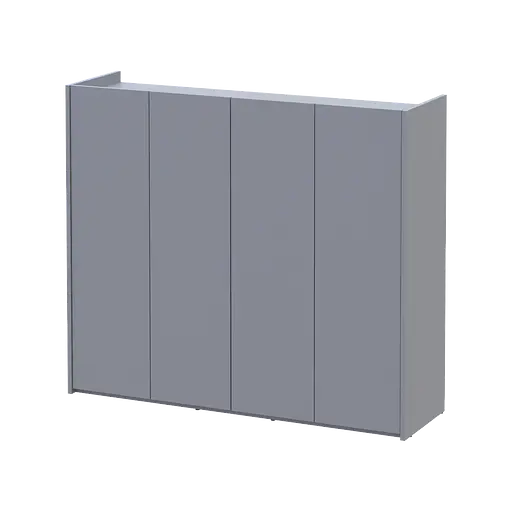 Тумба для обуви Doros Кассель Серый 4 ДСП 128х40х110 (41516226)