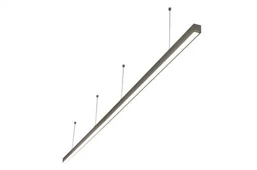 Магистральный светодиодный светильник X-LED 50Вт серый - фото 1