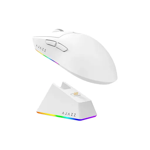 Мишка Ajazz AJ139 V2 MC Wireless/Bluetooth/USB White (AJ139-V2-MC-W) - фото 2