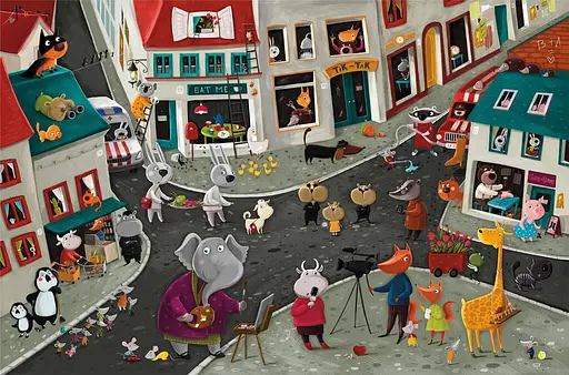 Книга Мій перший віммельбух. Професії. Автор - Олена Бугренкова (ARTBOOKS) - фото 2