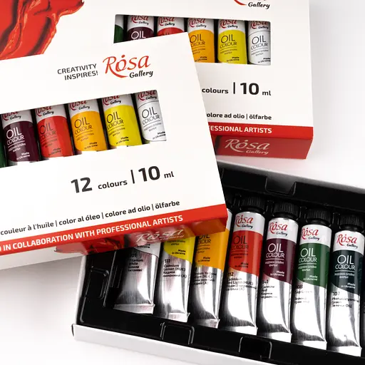 Набор масляных красок 12х10 мл Rosa Gallery - фото 4