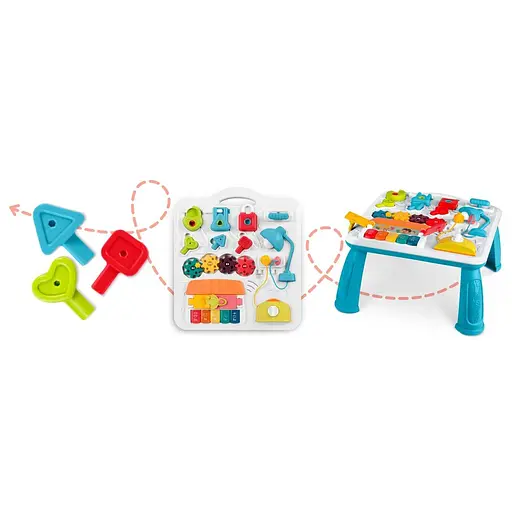 Яскравий столик для малюків Ricokids вчимося граючи - фото 8