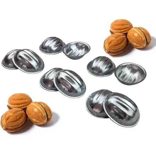 Формочки для выпечки печенья "Орешки" (10 шт.), Master Class Серый 83129 - фото 1