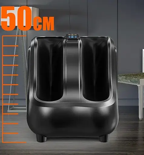 Массажер для ног Benbo AM-520-LUX (вибрация, компрессия, подогрев) Черный - фото 4