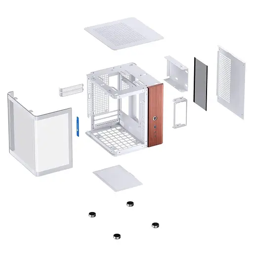 Корпус Jonsbo TK-0 White (TK-0 White) Без БП - фото 8