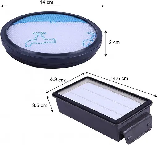 Набор фильтров для пылесоса Rowenta Compact Power Cyclonic RO3786EA, RO3731EA, RO3718EA, RO3798EA, RO3759 - фото 6