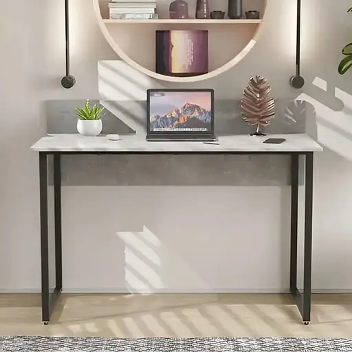 Стіл письмовий Скай Ferrum-decor 75x100x60 Чорний метал ДСП Бетон 16 мм (FRD-106651)