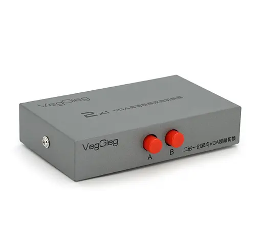 Спліттер 1х2 VGA сигналу VEGGIEG VF201 HD - фото 2