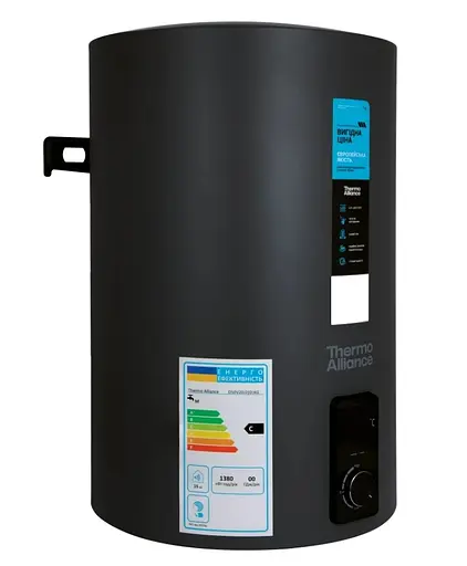 Водонагреватель электрический Thermo Alliance, 2 кВт, сухой ТЭН, 50 вертикальный, цилиндрический, черный (D50V20J2(D)KВ) - фото 2