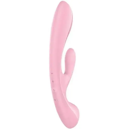 Вібратор-кролик Satisfyer Triple Oh Pink - фото 5