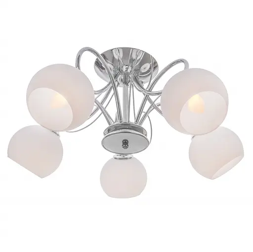 Люстра стельова Brille в спальню E27 60W CH (LK-569C/5) - фото 3