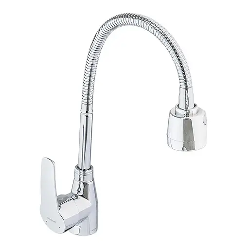 Змішувач для кухні Mixxus Pamela 014 з гнучким виливом MI6265 Хром - фото 1