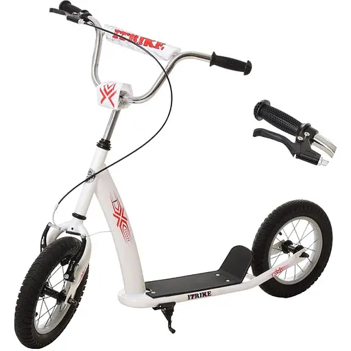 Самокат iTrike 30х11х77-97 см Білий 000222993