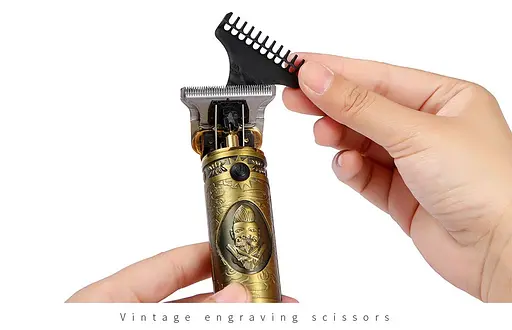 Професійна машинка для стрижки, окантовочна машинка VGR V-085 (Бронза) - фото 6