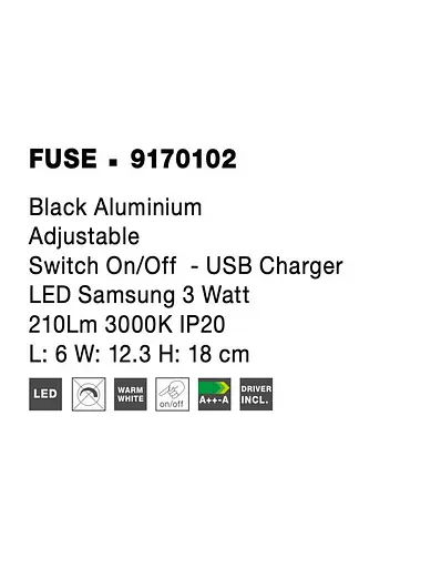 Світильник Nova Luce FUSE 9170102 - фото 9