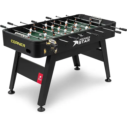 Настільний футбол Hop-Sport Corner чорно-золотистий - фото 3