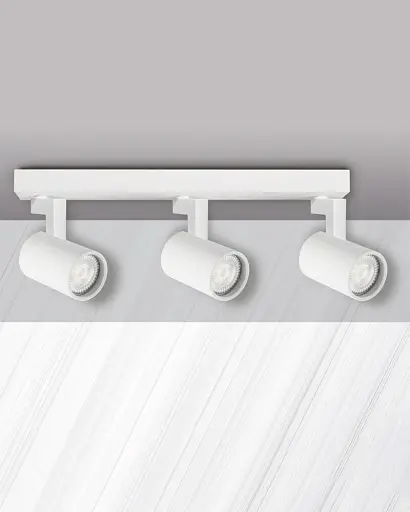 Світильник поворотний, спот Goldlux 328748 Lynx GU10 3x10W IP20 білий - фото 3