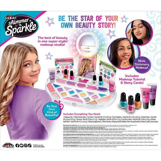 Набор детской косметики Cra-Z-Art Selfie Time Light Up Beauty Studio (17346CRA) - фото 3