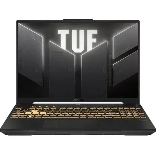 Ноутбук Ігровий ASUS TUF F16 FX607VU-RL048MXM, з процесором Intel Core 5 210H pana la 4.8GHz, 16'', WUXGA, IPS, 144Hz, 32GB DDR5 RAM, SSD 512GB + 1TB, GDDR6, No OS, Mecha сірий