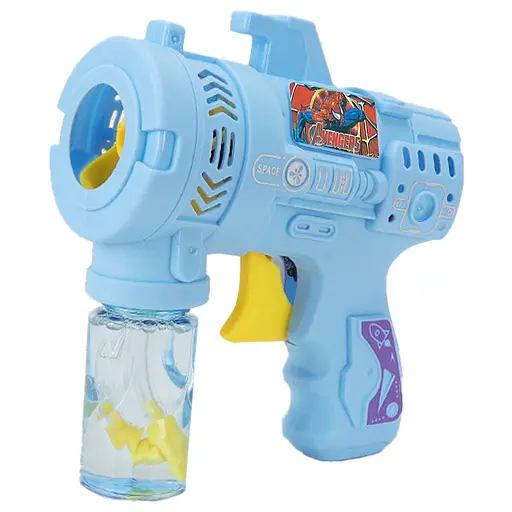 Пістолет з мильними бульбашками Heroes Bubble Gun+ bottle 50ml Spider