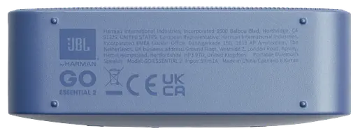 Портативная колонка JBL Go Essential 2 Blue (JBLGOES2BLUEU) (7089283) - фото 8
