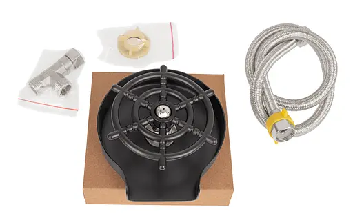 Чорна портативна мийка склянок для кухонної раковини Nett MB-33 - фото 6