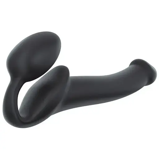 Безремневий страпон Strap-On-Me Black M повністю регульований діаметр 3.3 см - фото 2