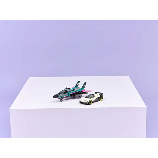 Конструктор LEGO City Реактивний літак проти автомобіля 259 деталей (60489) - фото 7