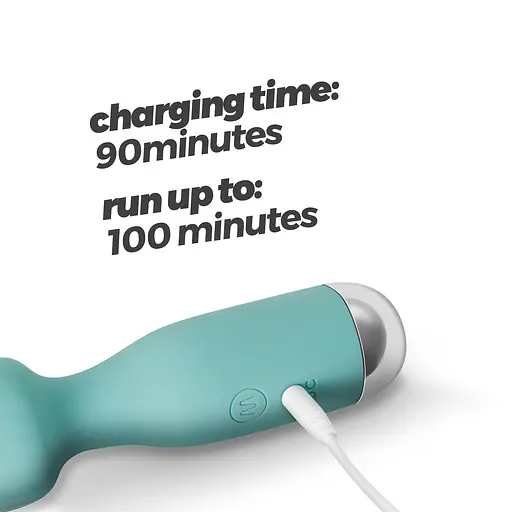 Вібратор Crushious Wanderlust Mini Wand м’ятно-зелений 15x4.1 см - фото 5