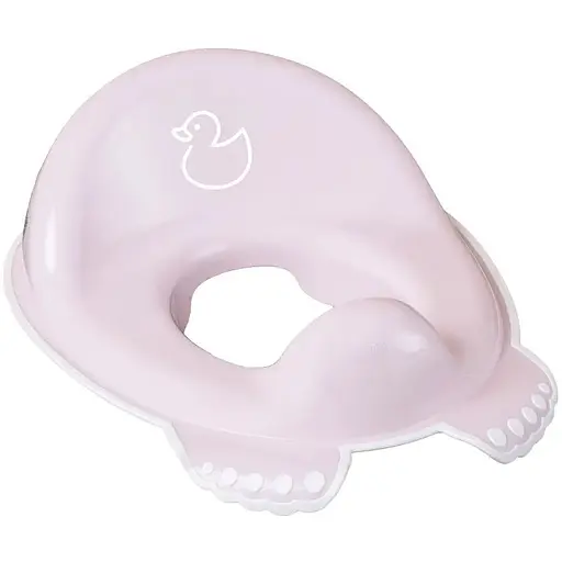 Туалетне сидіння Tega Baby Каченя з гумками протиковзними світло-рожеве
