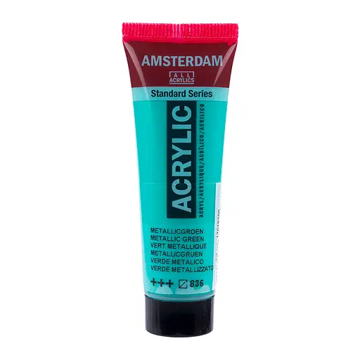 Фарба акрилова Amsterdam 836, Зелений металік 20 мл