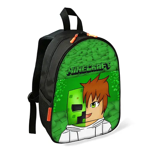 Рюкзак Minecraft Крипер детский школьный/городской 34х27х13 см для мальчика (02415)