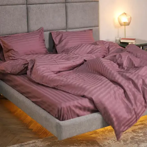 Комплект постельного белья Tiare евро сатин страйп 73 73-ev