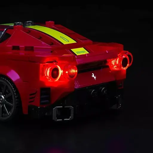 Набір світлодіодних ліхтарів для Lego 76914 Speed Champions Ferrari 812 Competizione - фото 7