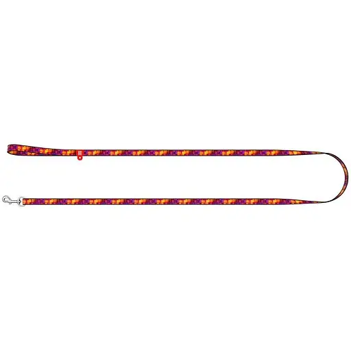 Повідець для котів та дрібних порід собак Waudog Nylon нейлоновий, малюнок "Куби 3Д", XS - фото 2