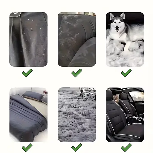 Електростатична щітка для чищення одягу та різних поверхонь від шерсті тварин 88237 - фото 4