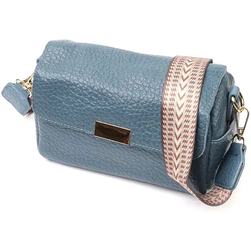 Шкіряна сумка Vintage з плечовою лямкою 20.5х13х9.5 см sum0029036 - фото 1