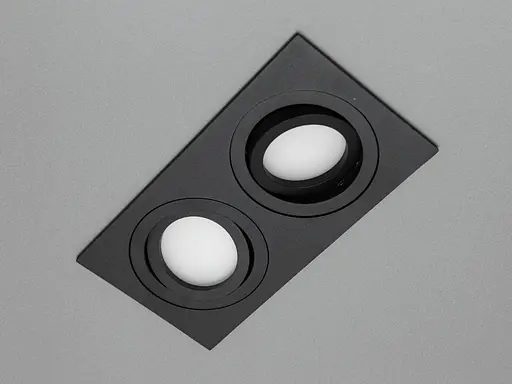 Точечный светильник для зала, серия Аluminium, черный - фото 1