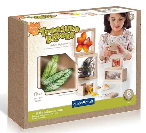 Набор Guidecraft Natural Play Сокровища в прозрачных ящиках G3084 - фото 5