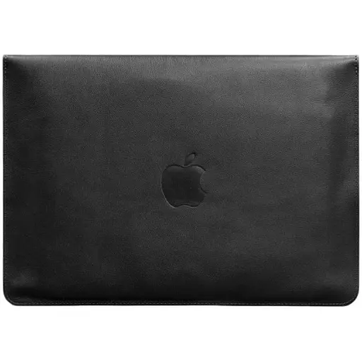 Кожаный чехол-конверт BlankNote на магнитах для MacBook Air 15 (2023) Черный - фото 1