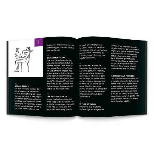 Еротична гра Tease Please Sex Roulette Kamasutra (фіолетовий) - фото 3