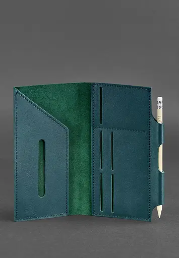 Кожаный тревел-кейс 3.0 зеленый - фото 5