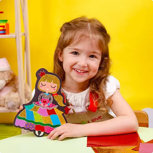 Набір для творчості "Foil Craft Принцеса" VT4433-11, 18 аркушів фольги - фото 3