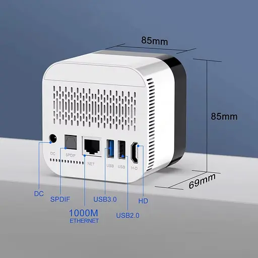 Смарт ТВ приставка H96 Max H728 4/128 Гб Smart TV Box Android TV 14 - фото 5