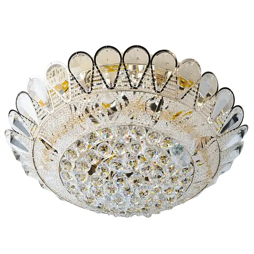Люстра Brille торт стельова з підсвічуванням LED E14 40W Glass (BCL-606C/6)