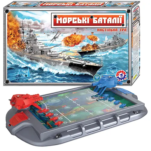 Настольная игра "Морские баталии" 1110 ТехноК, в коробке (4823037601110) - фото 1