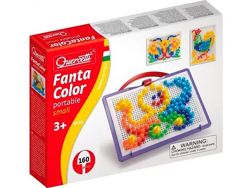 Розвиваючий набір мозаїки Quercetti 0920-Q, дошка 22х16 см 160 штук - фото 2