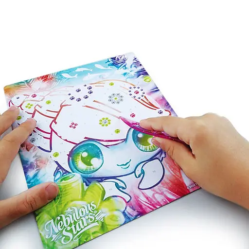 Набір для творчості Зоряні блискітки та фольга Nebulous Stars 11011, 3 шаблони - фото 7