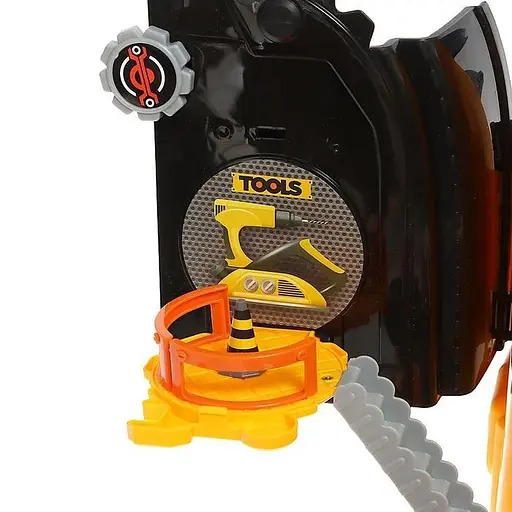 Ігровий дитячий набір інструментів Станція тех-обслуговування 3в1 Двостороння валізка-рюкзак - фото 6